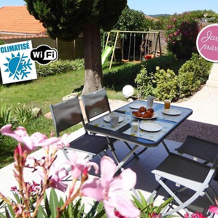 Bas De Villa Jardin Plein Sud Proche Mer Clim-Wifi سانت-ماندرييه-سور-مير المظهر الخارجي الصورة