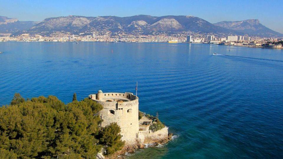 Bas De Villa Jardin Plein Sud Proche Mer Clim-Wifi سانت-ماندرييه-سور-مير المظهر الخارجي الصورة